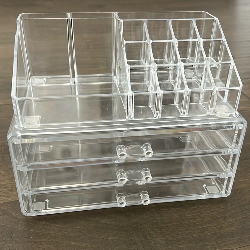 Set of 2 Acrylic Oranizers