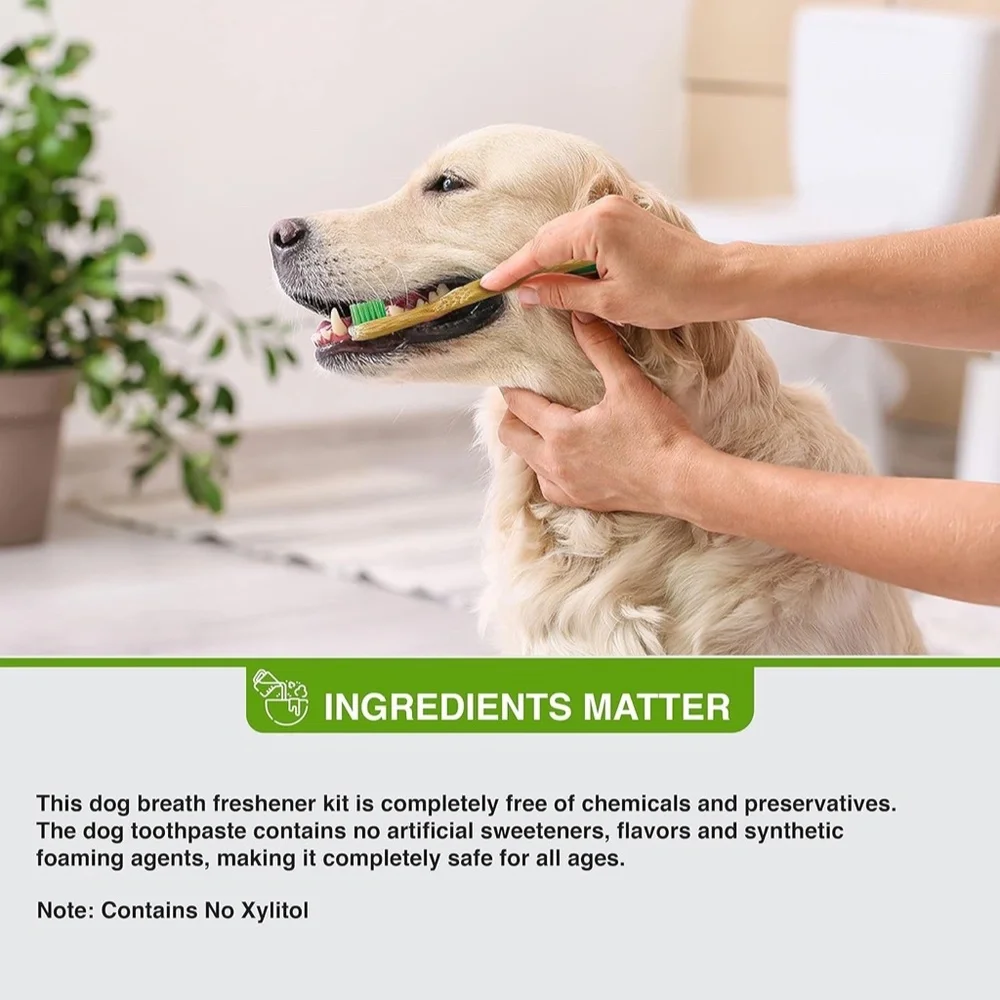 Pure and Natural Pet Organic Dental Solutions USDA Certified Organic Small Kit