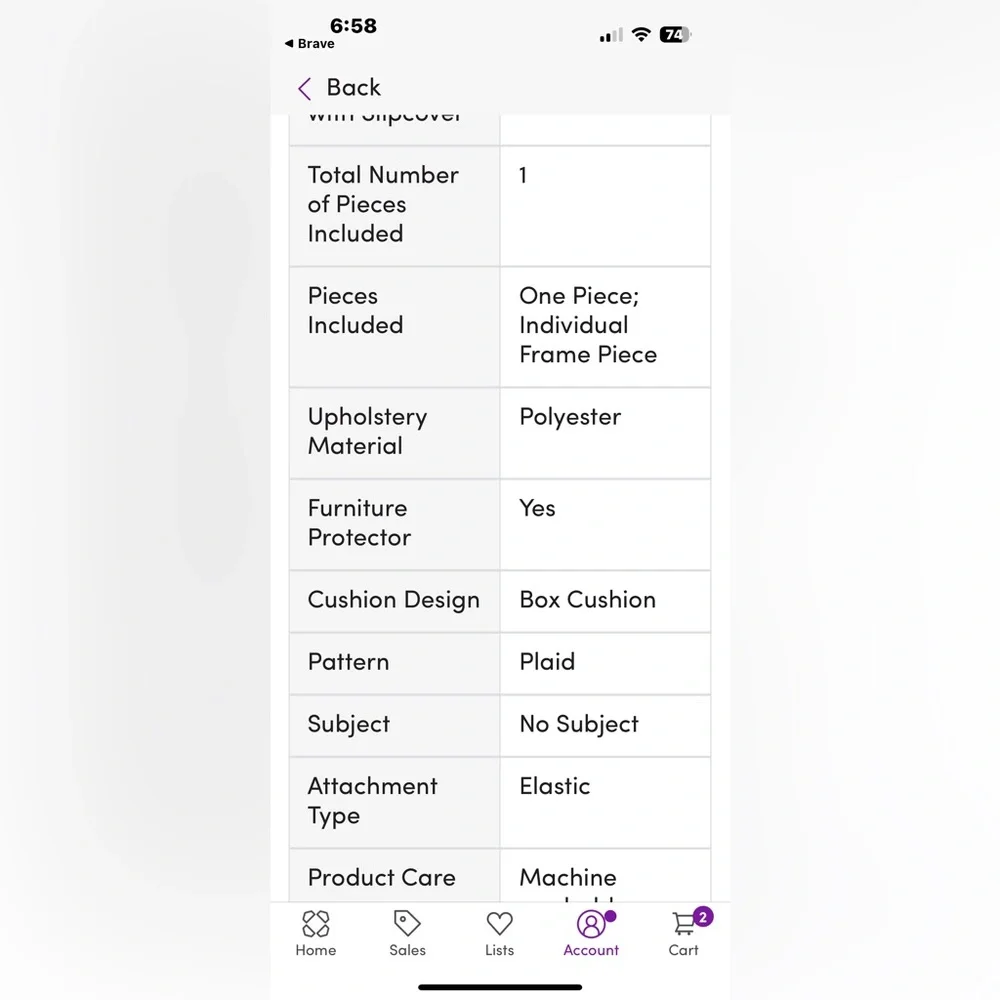 Wayfair Basics nwt black