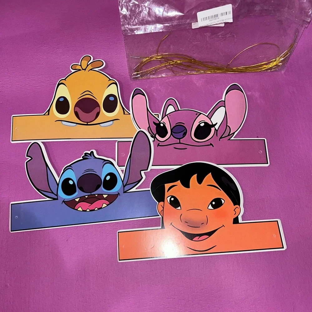 LILO and stitch party hats set of 16