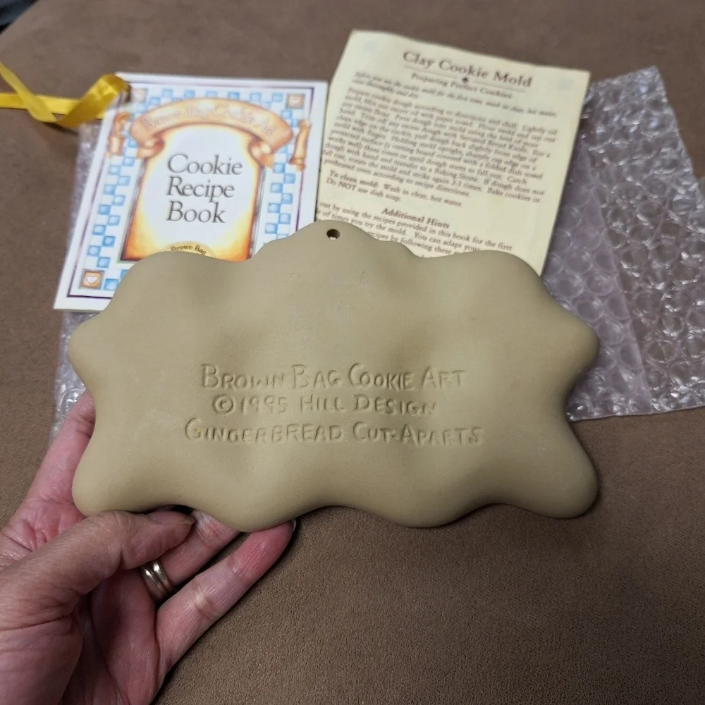 Brown Bag Cookie Art vintage brown