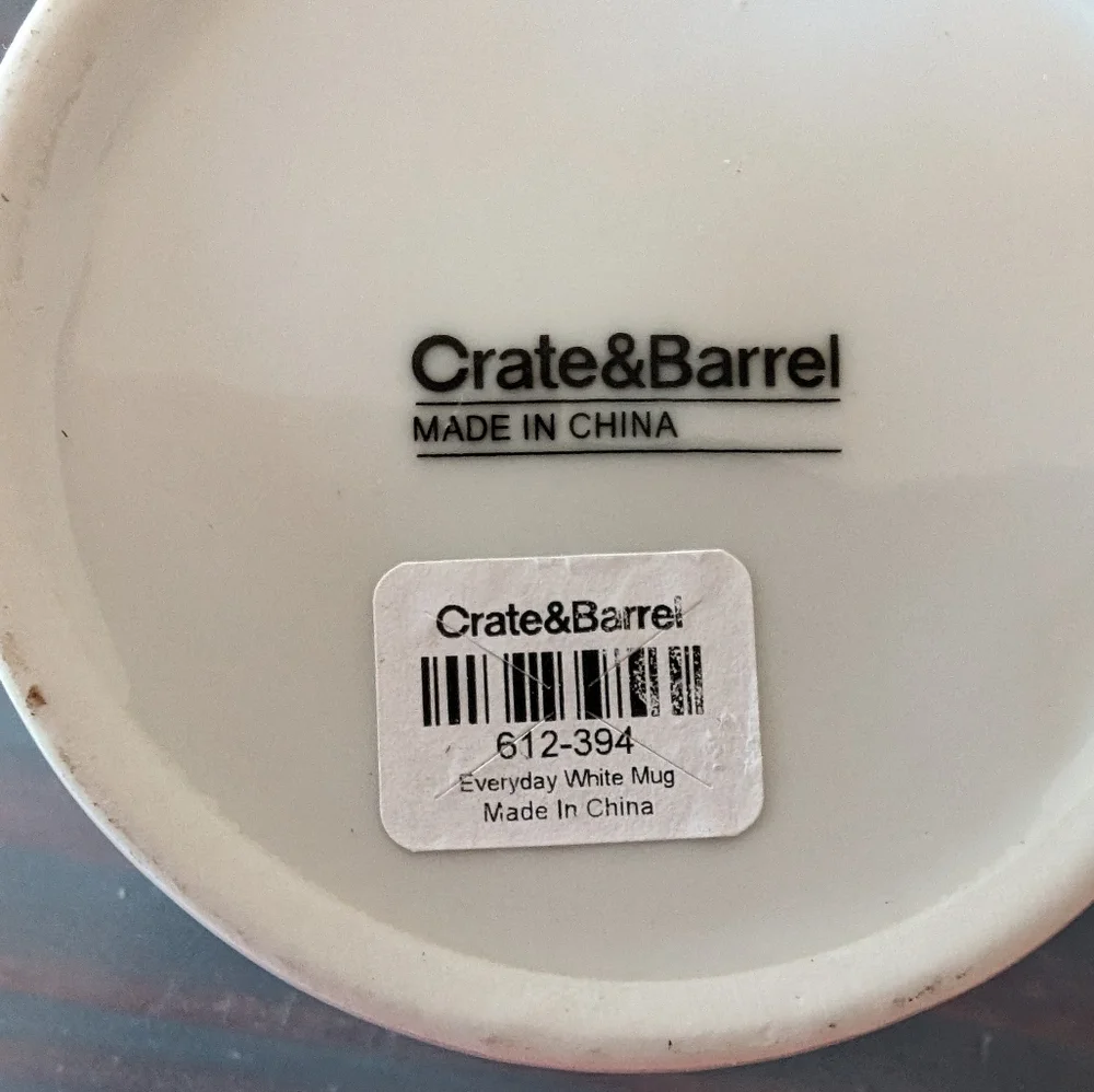 Crate&Barrel Ariel and Flounder mug