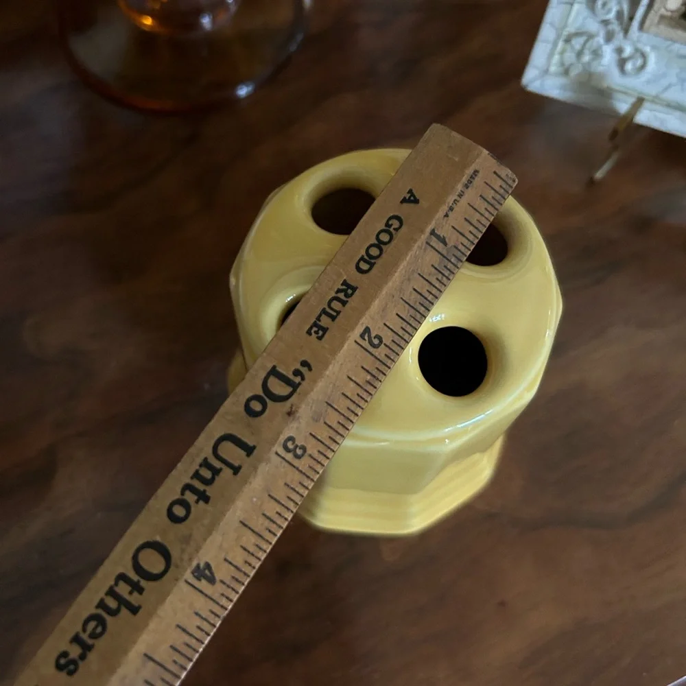 Vintage Pfaltzgraff Yellow Toothbrush Holder