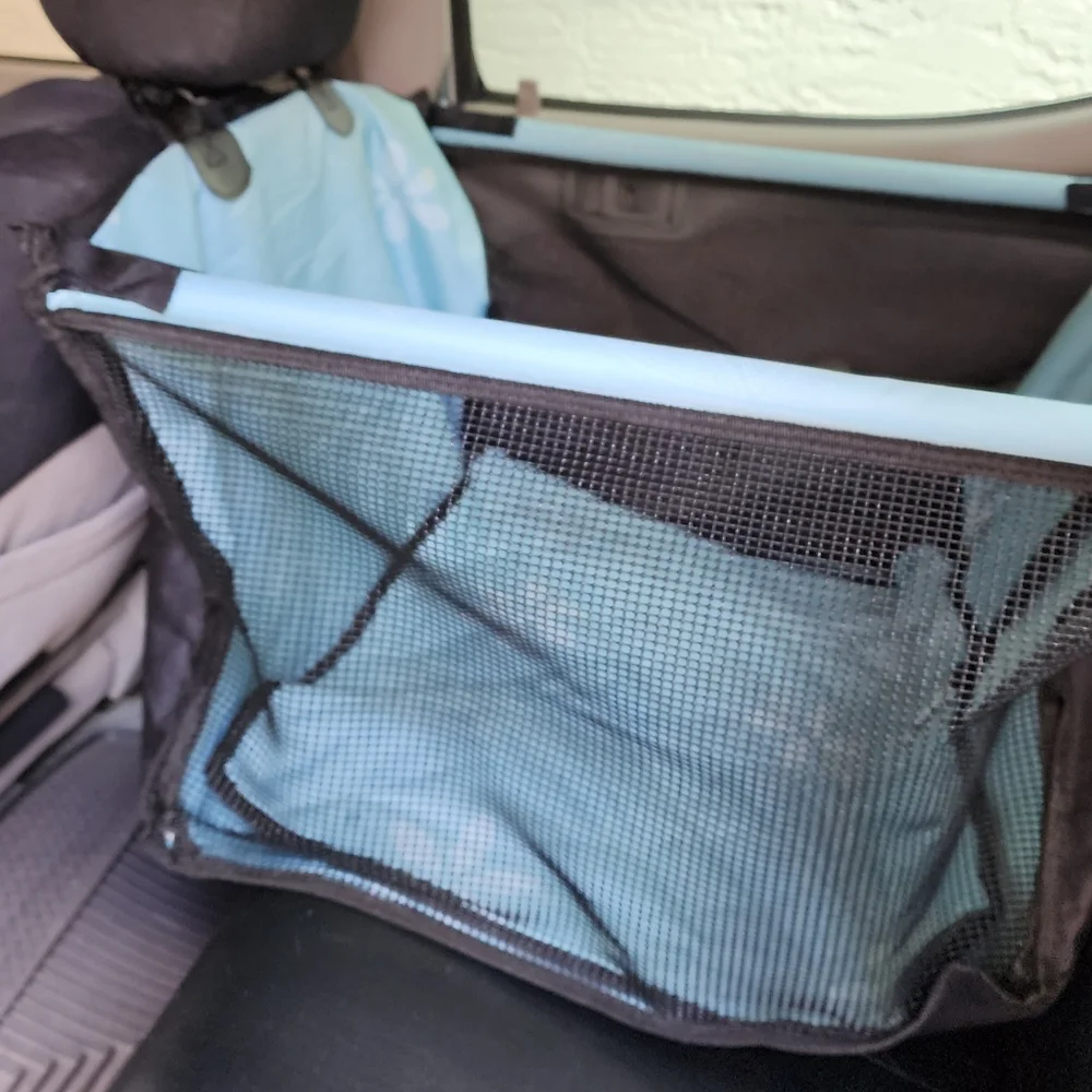 Dog Car Seat Half Rear Pet Travel Waterproof Pad Dog Hammock Safety Harness New