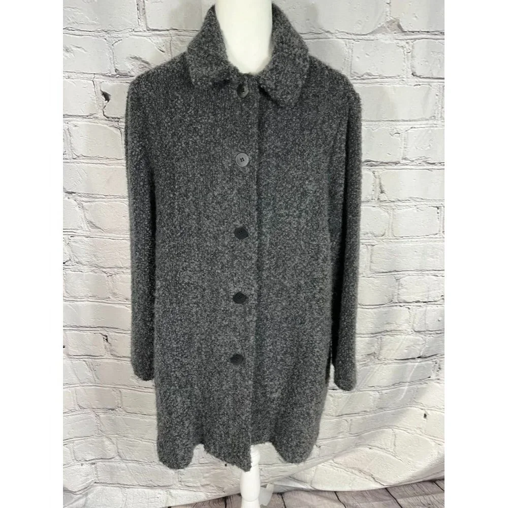 EUC Eileen Fisher Petite Coat