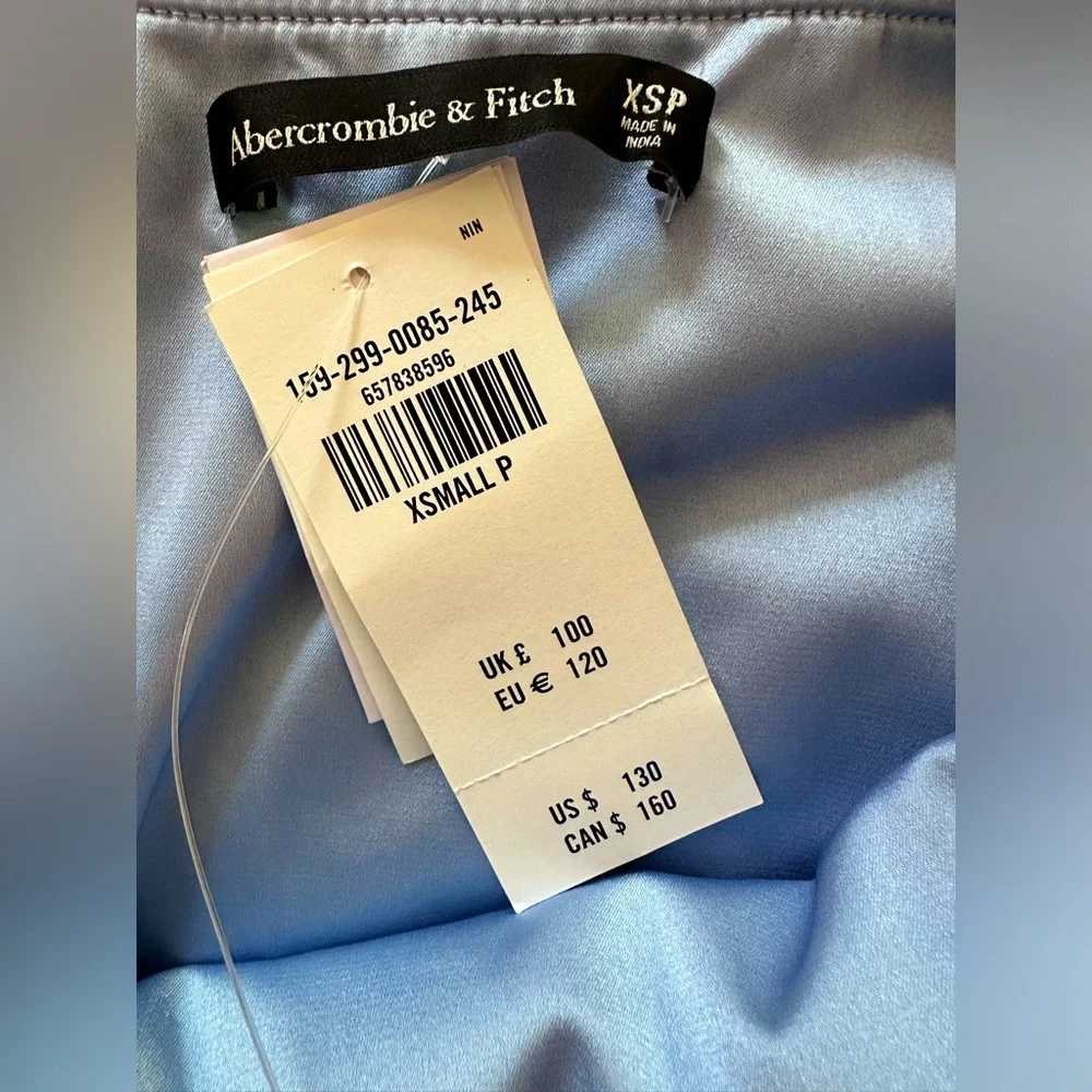 NWT Abercrombie Draped Skirt Maxi Dress. Size XSPetite