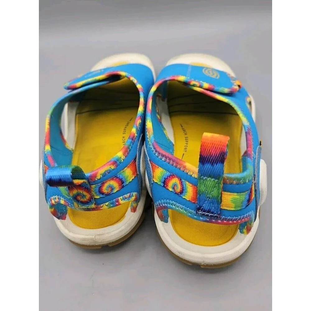 Keen Knotch River Kids Girls Sandals Size 5 Blue Yellow Water Sport Shoes