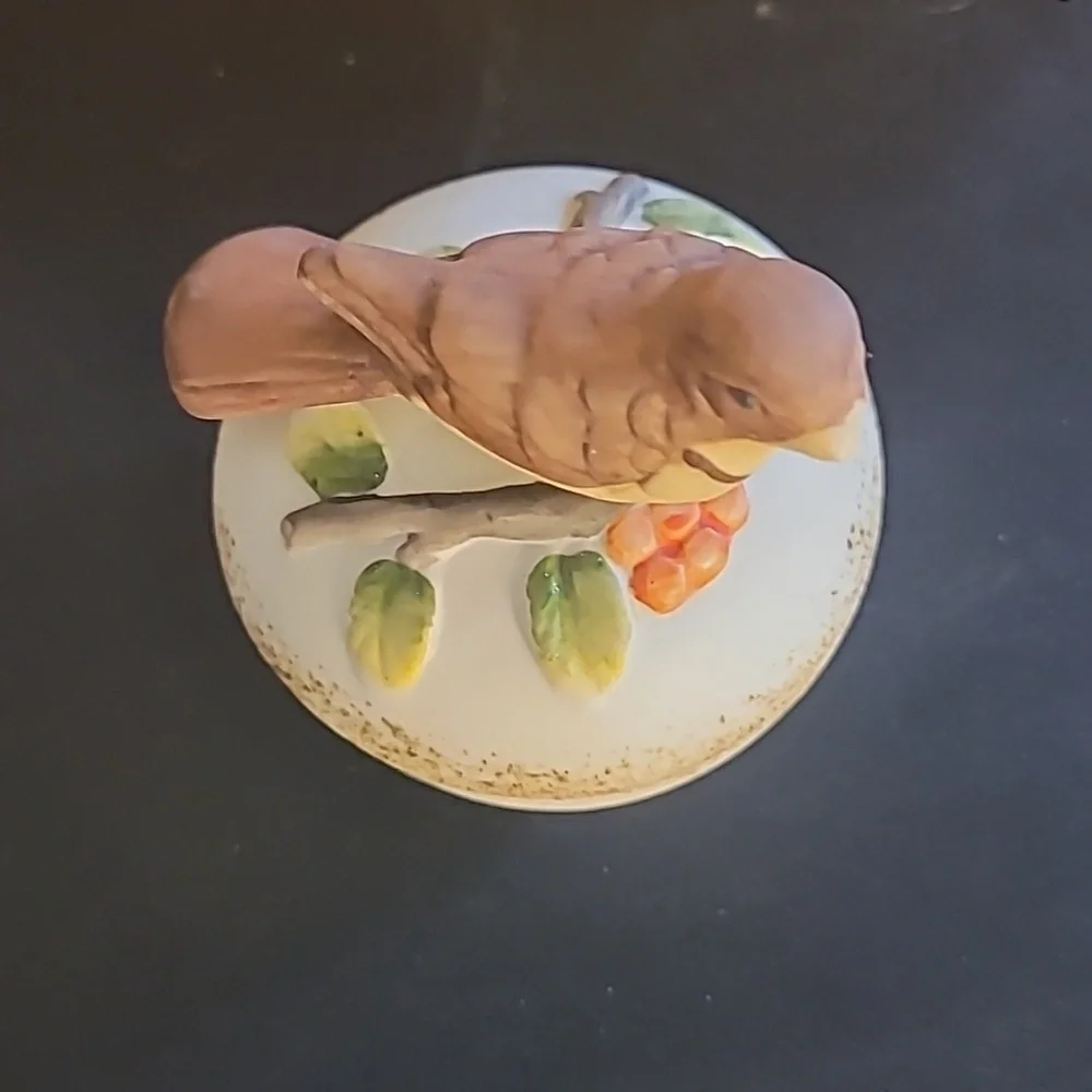 Vintage Bird Trinket Box