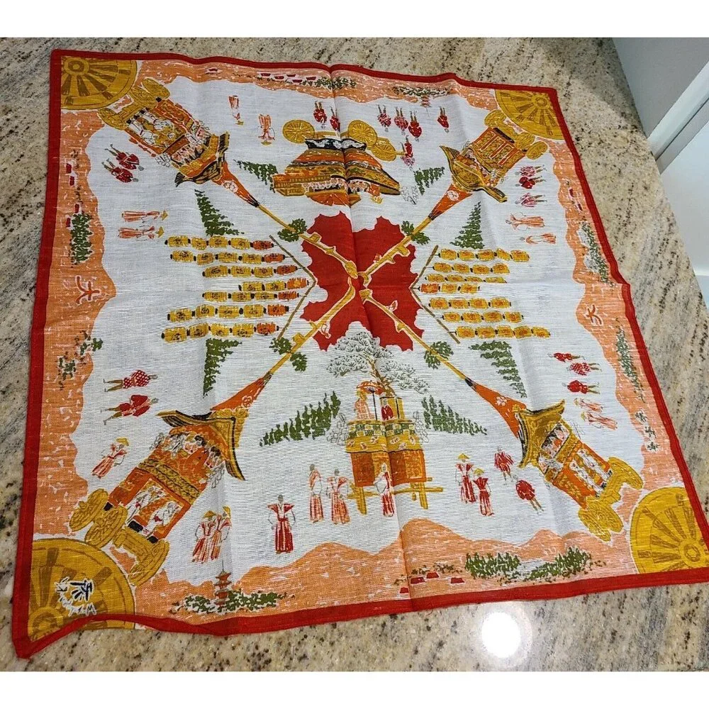Matsuri handkerchief oriental