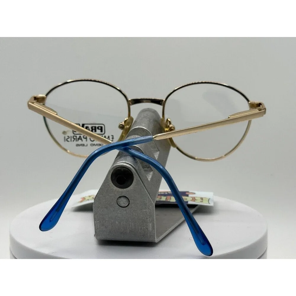 True Vintage Eyeglasses Petite/Kids Round Original Demo Lens Emilio Parisi Gold