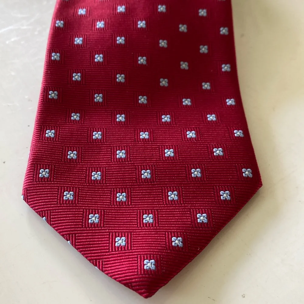 Brooks Brothers Pure Silk Red Tie. Woven in England