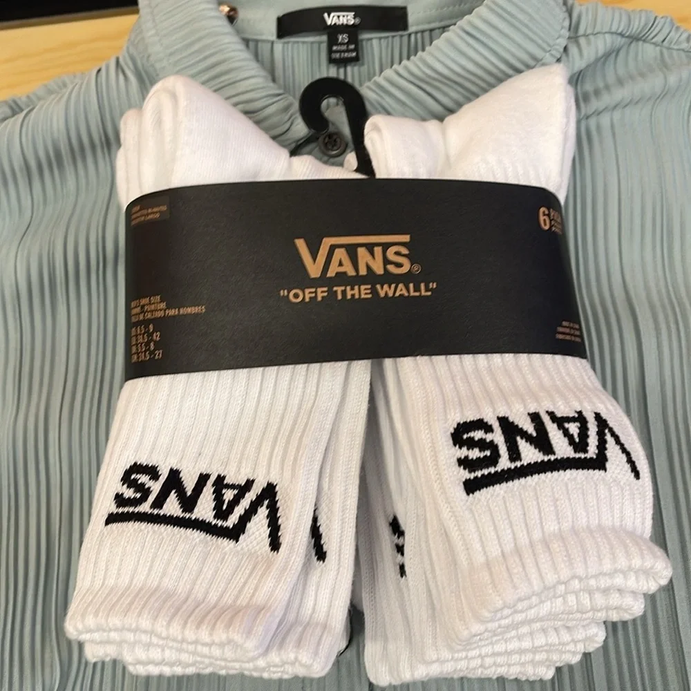 Vans Socks 6 pairs set CREW VANS. 