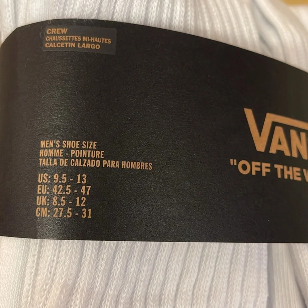 Vans socks pairs