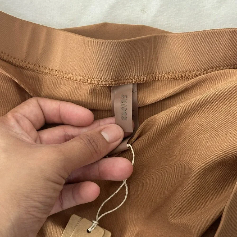 NWT Skims Womens 3X Swim Wear Tube Skirt Coverup (SW-SKT-0800) Almond Brown
