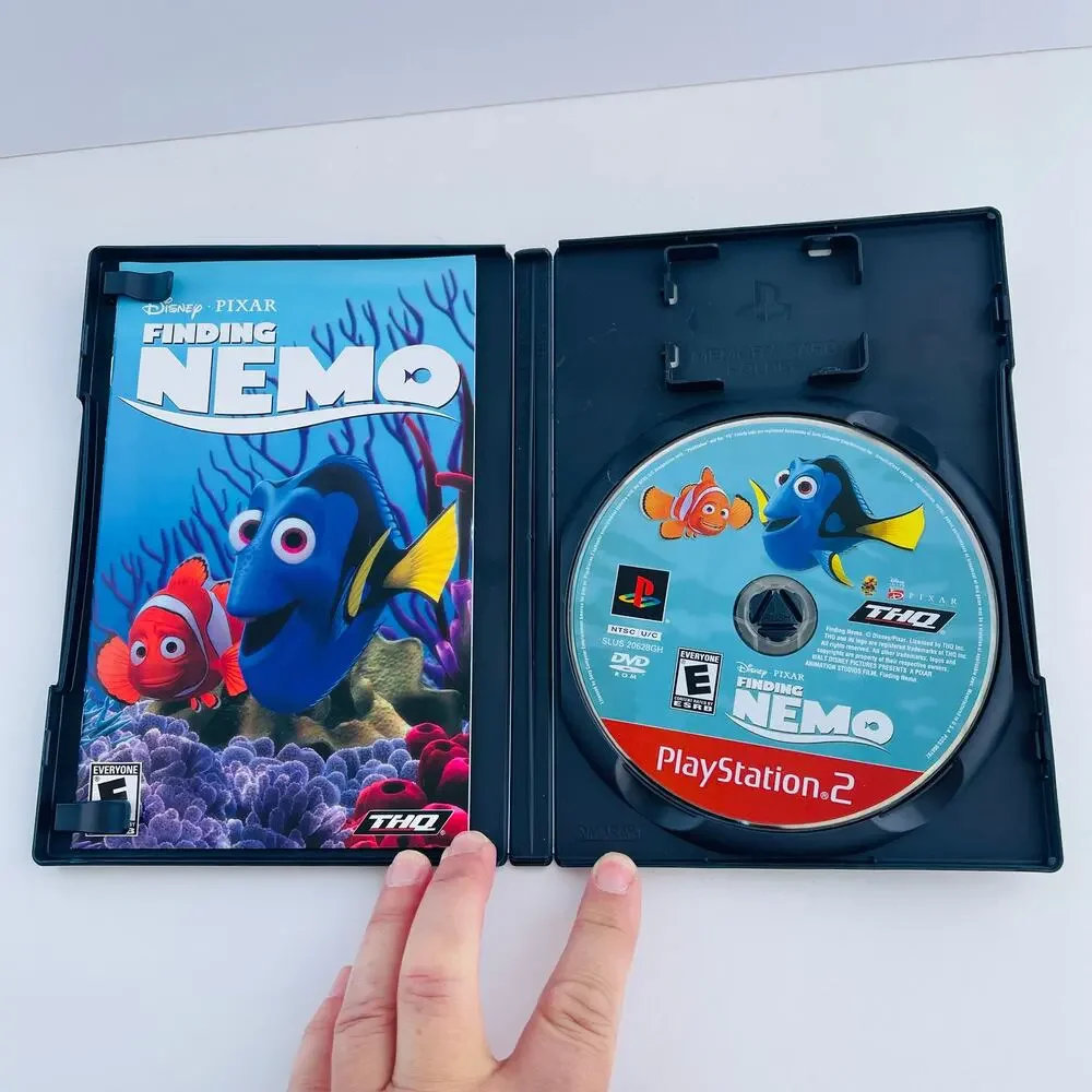 Disney Pixar Finding Nemo Sony PlayStation 2 PS2 2003 Everyone CIB
