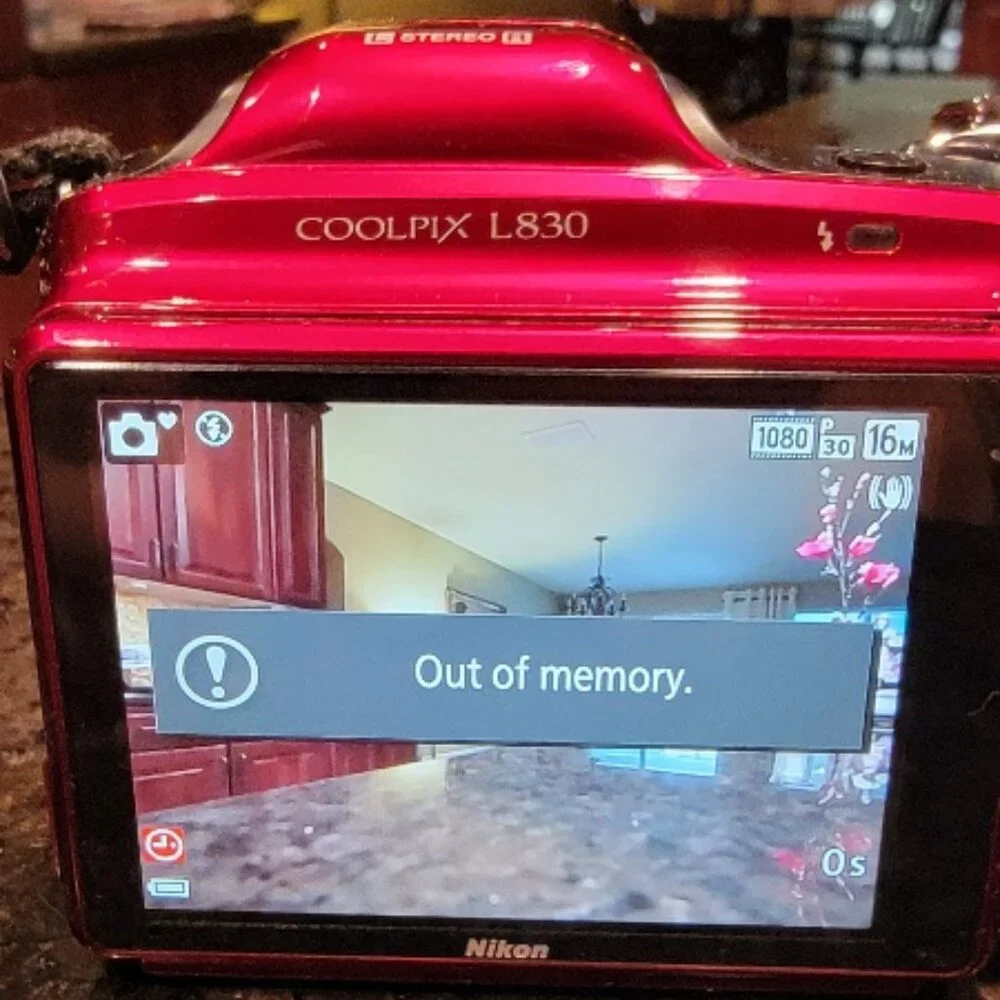 Nikon Coolpix L830 16MP 34X Zoom Digital Camera
