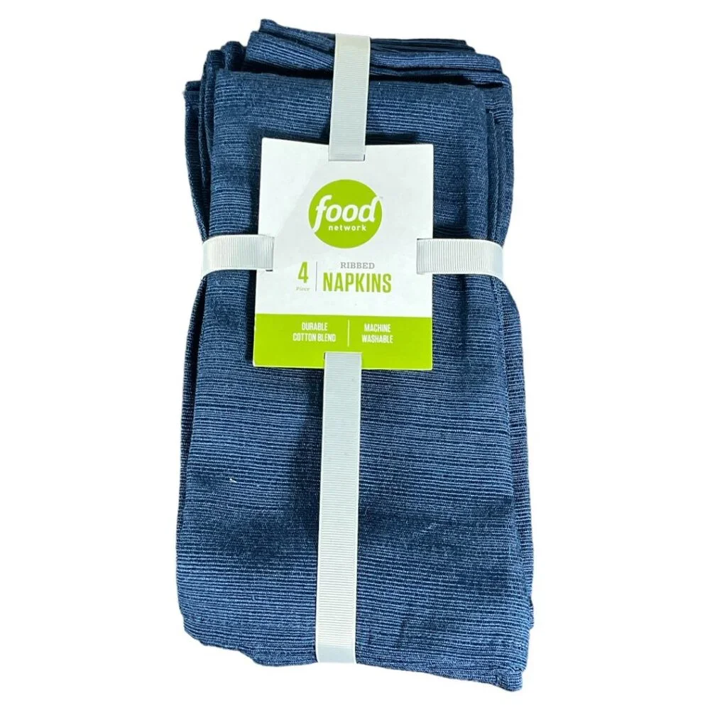 FOOD NETWORK 4 Piece Ribbed Napkins