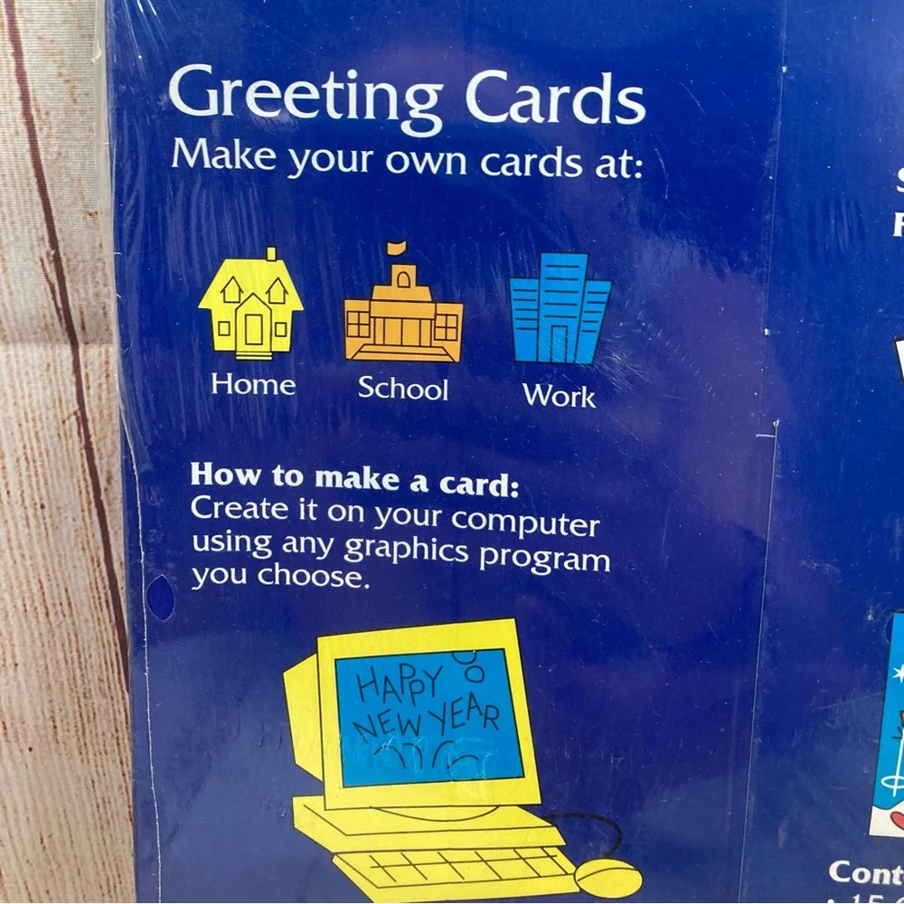 office select blank greeting