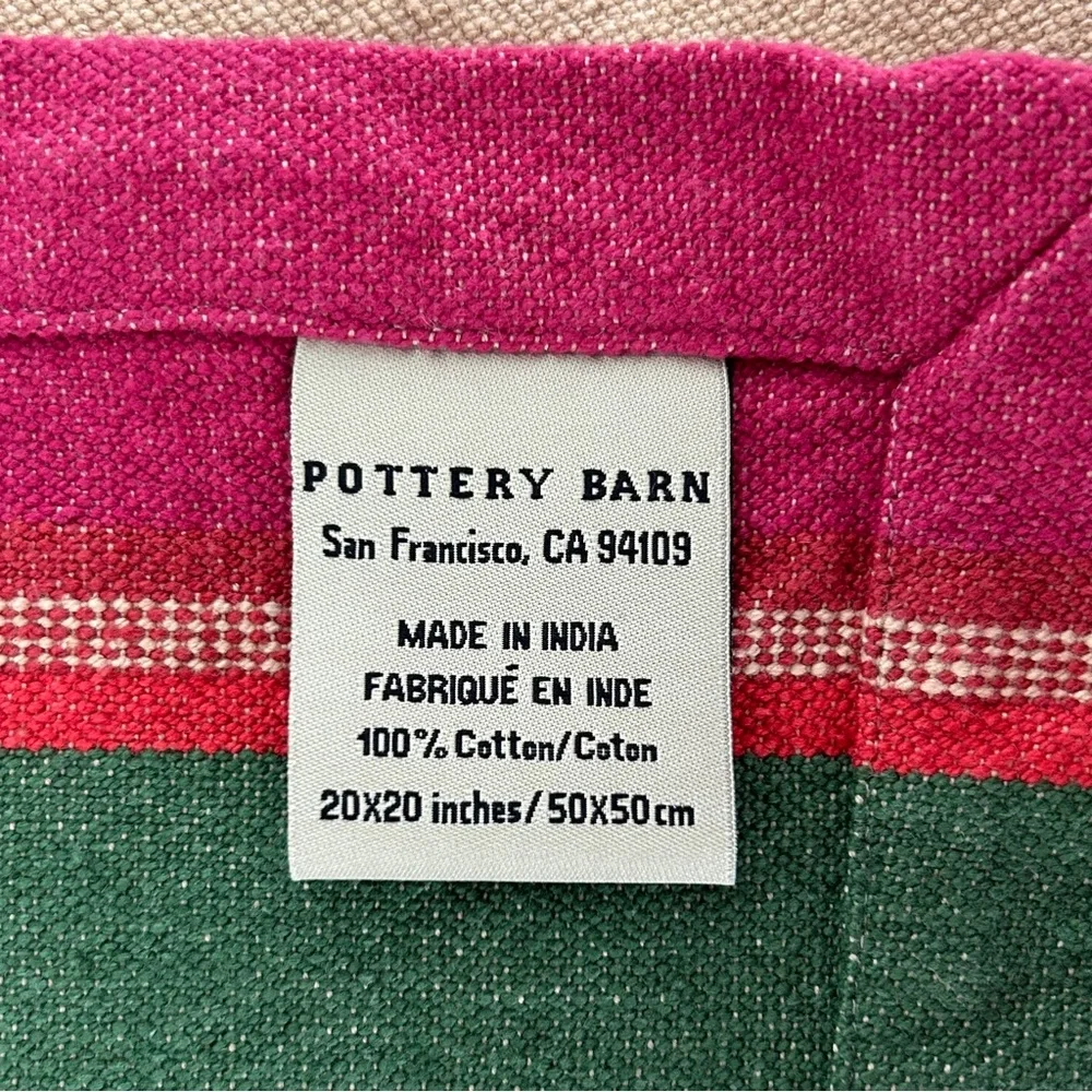 Pottery Barn multicolor green