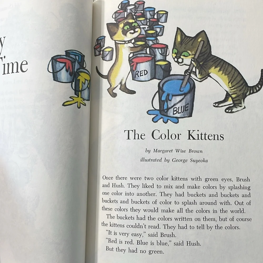 The Story Hour children's book, c1988, compiled by Esther M Bjoland