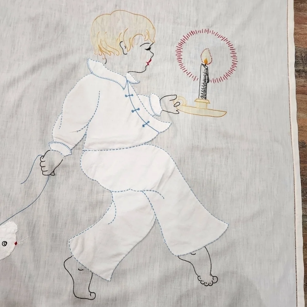 Source Unknown vintage embroidered