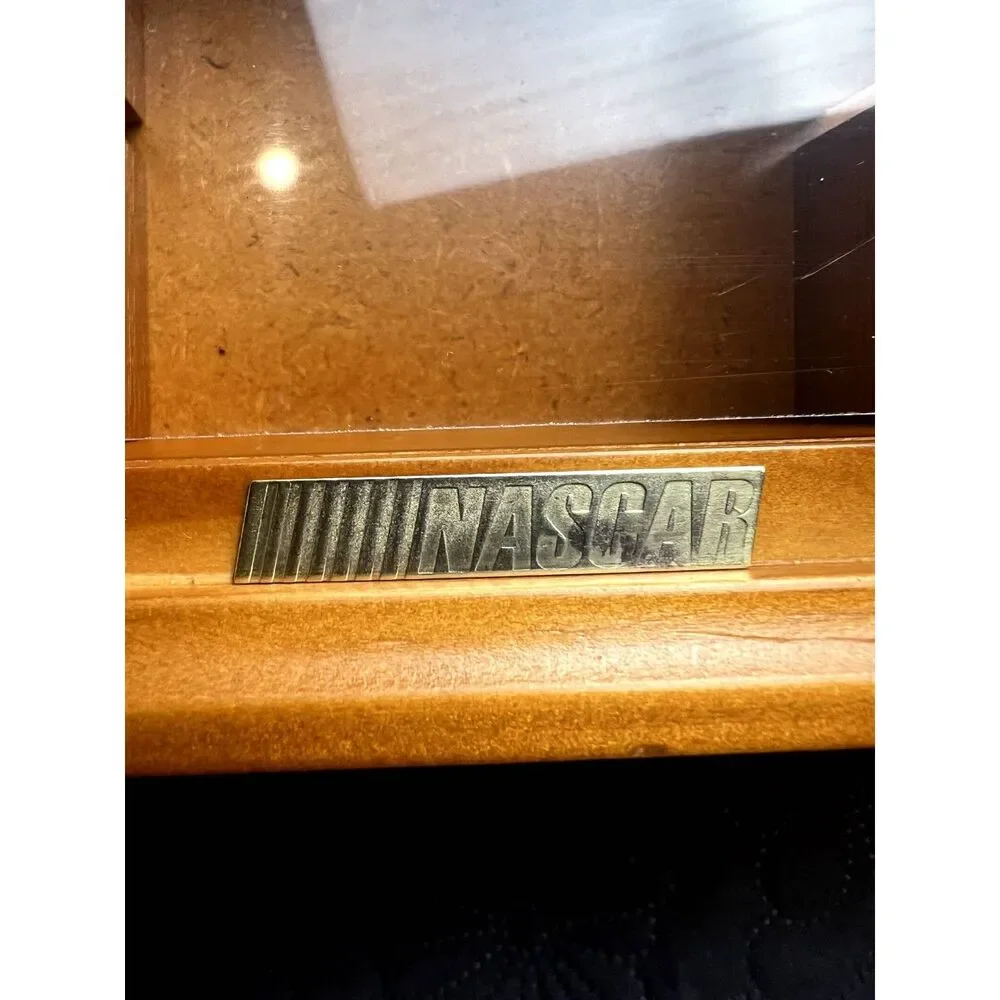 SOLID WOOD NASCAR 12 DIECAST CAR DISPLAY CASE - WALL MOUNT for Collectors: Used