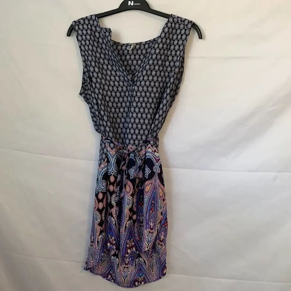Mittoshop Multi-Design Paisley Sleeveless Dress
