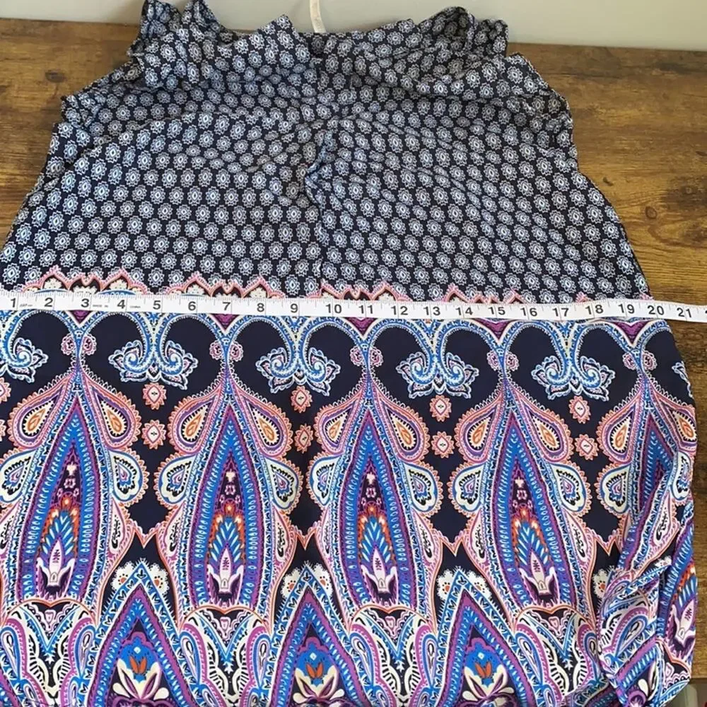 Mittoshop Multi-Design Paisley Sleeveless Dress