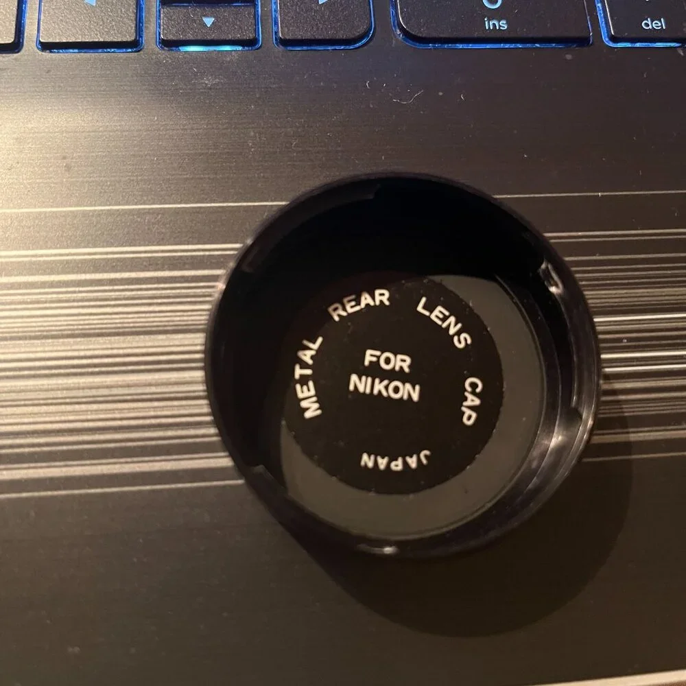 Heavy Duty Metal Rear Lens Cap for Nikon F Mount