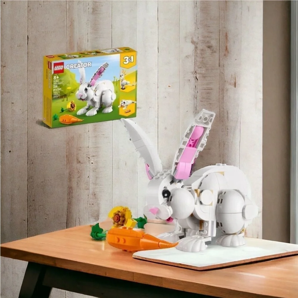 Lego building rabbit