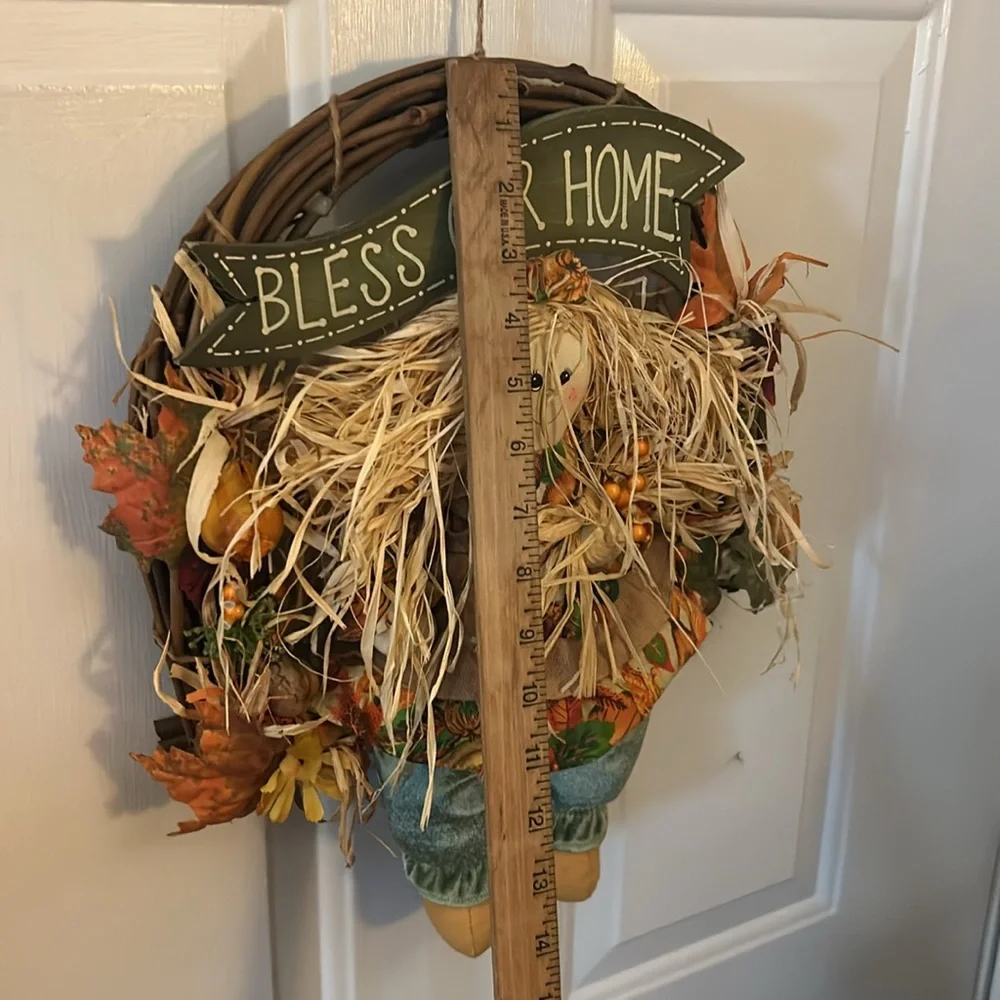 Fall Wreath Bless Our Home