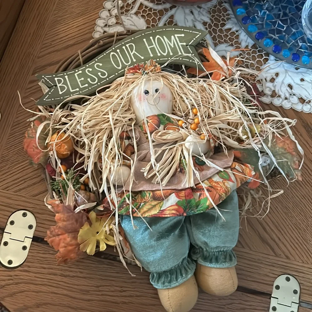 Fall Wreath Bless Our Home