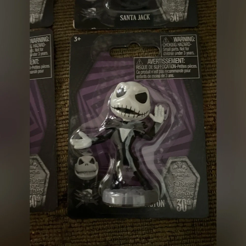 The Nightmare Before Christmas Cake Topper Play Figure Lot of 4