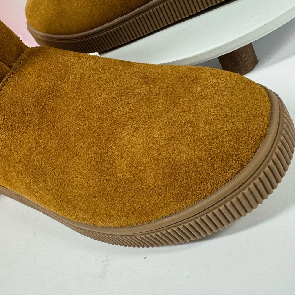 🍁SUEDE SHEARLING STYLE GIRLS BOOTS