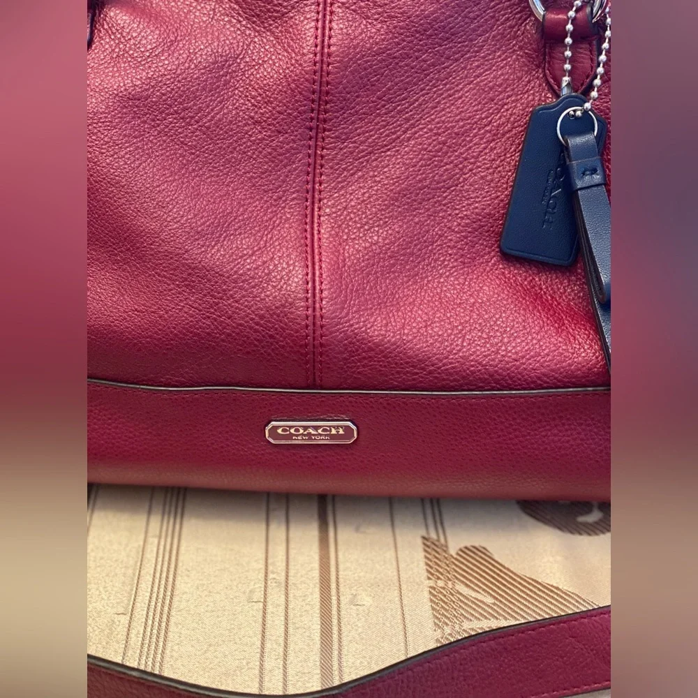 Coach leather duffle