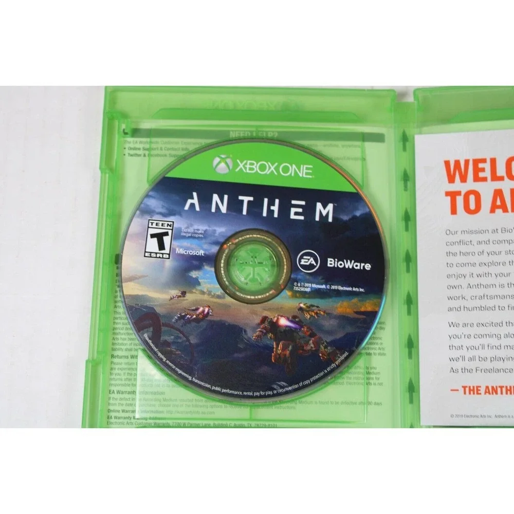 Anthem (Microsoft Xbox One) Authentic, Complete, tested/works great