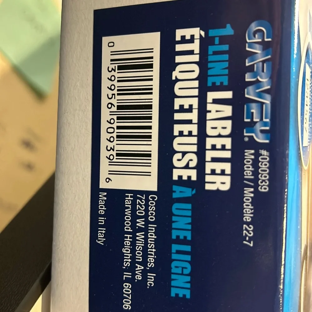 New in Box. 1 line labeler