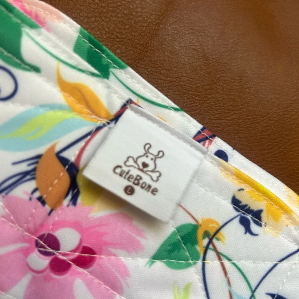 Cutebone White Floral Doggie Diaper
