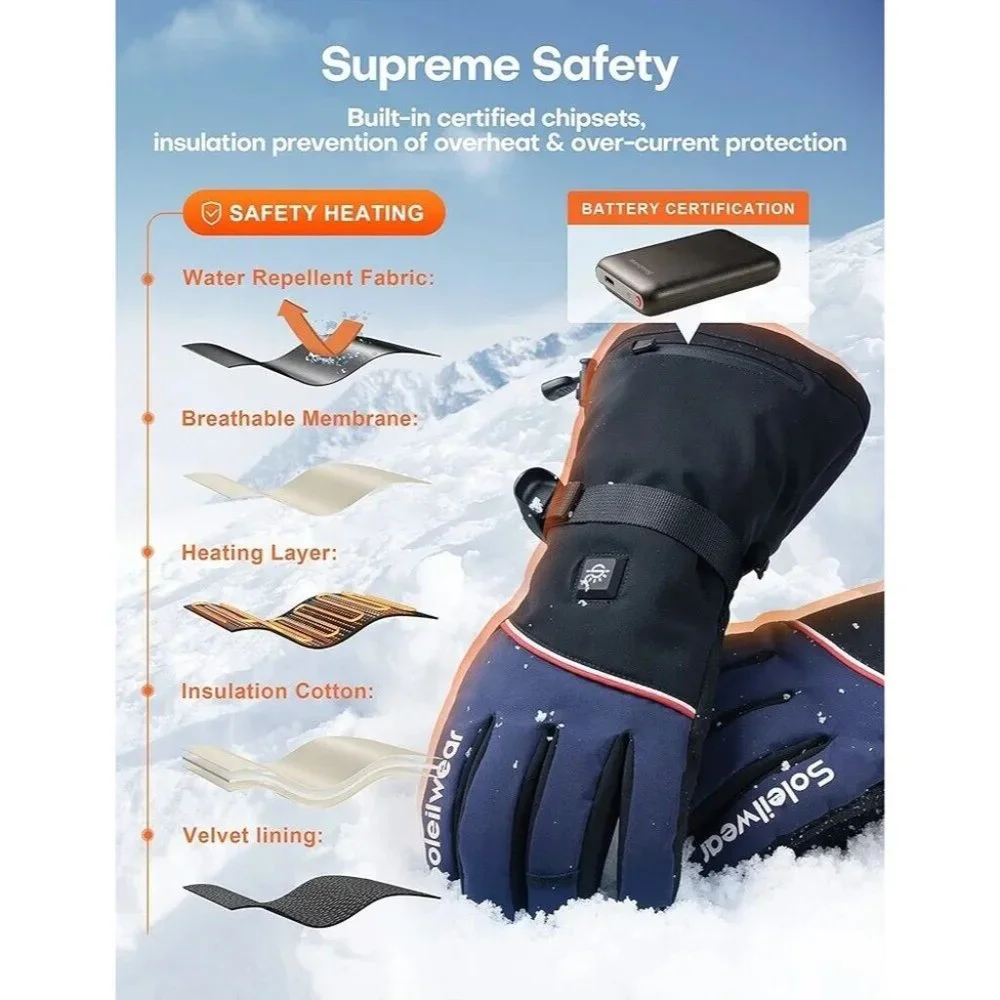 Soleilwear heated touchscreen