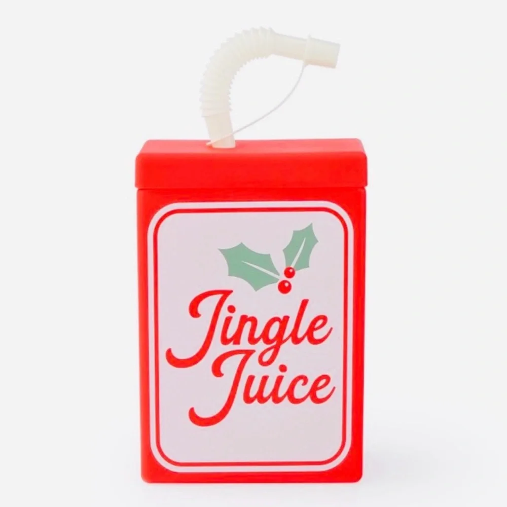 Target Bullseye Playground Christmas Red Jingle Juice Tumbler with Straw