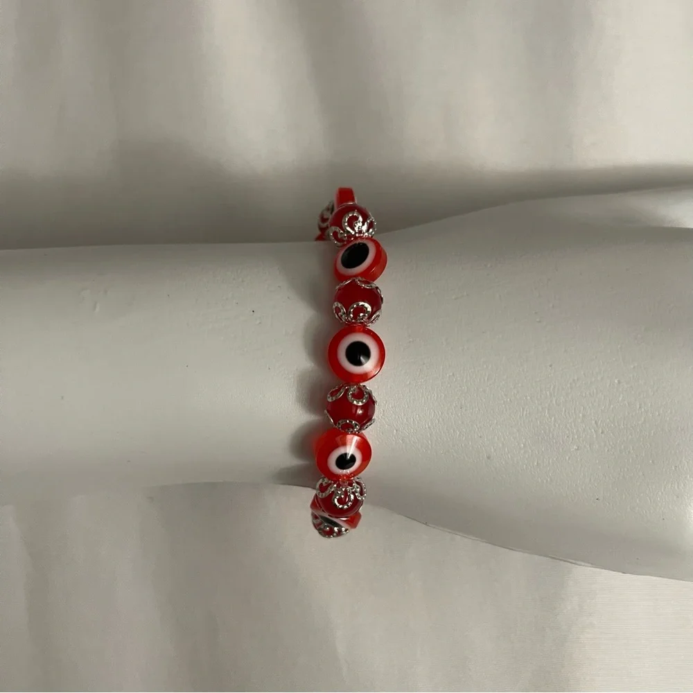 Turkish evil eye elastic bracelet / brazalete elastico de proteccion ojo turco