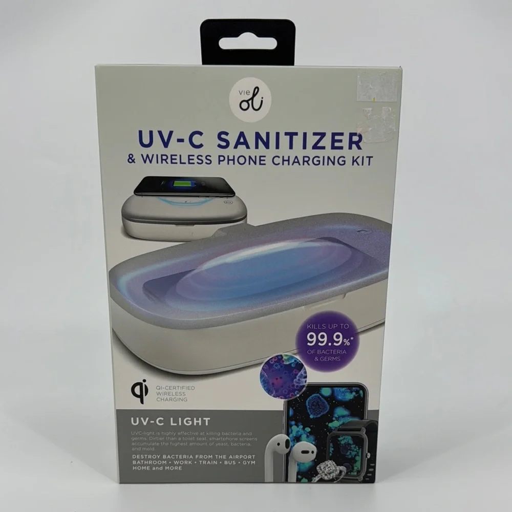 UV-C Sanitizer & Wireless Phone Charging Kit - NEW IN BOX