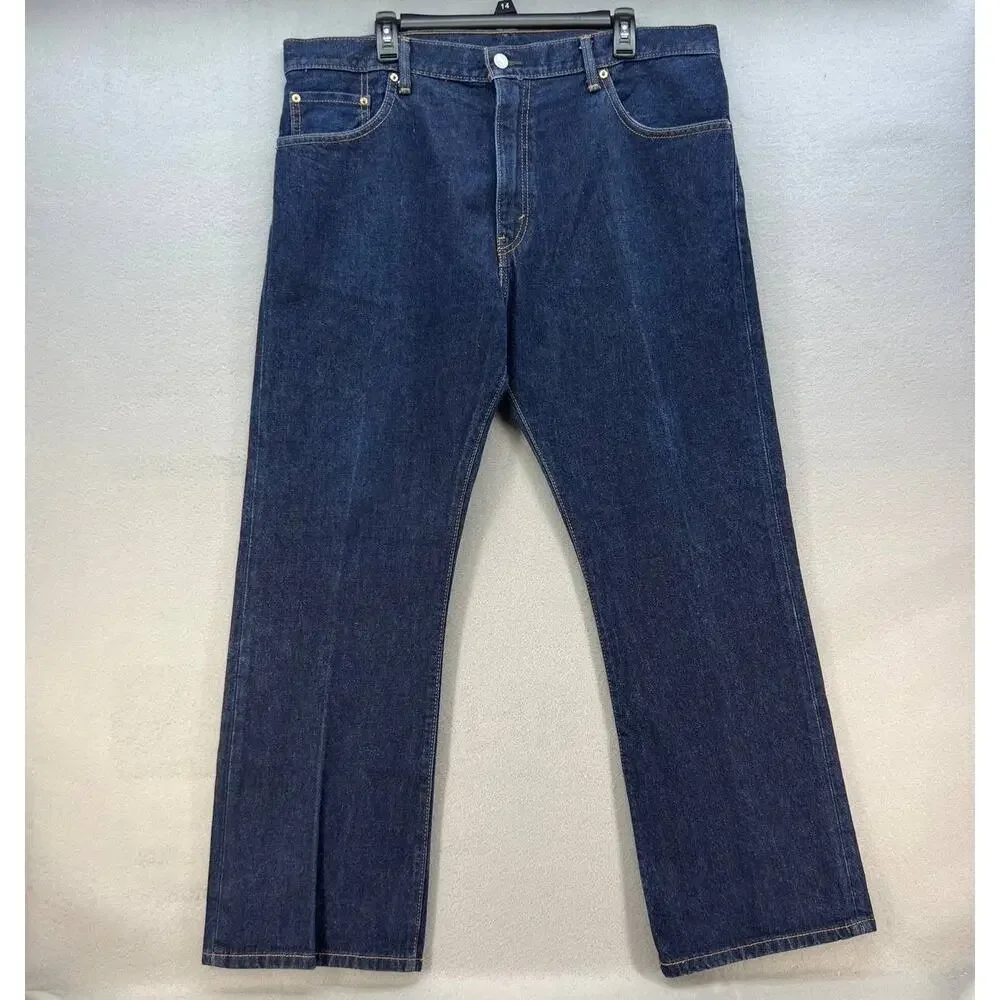 Levi's 517 Men's Bootcut Jeans Size W38 L30 Dark Denim Wash