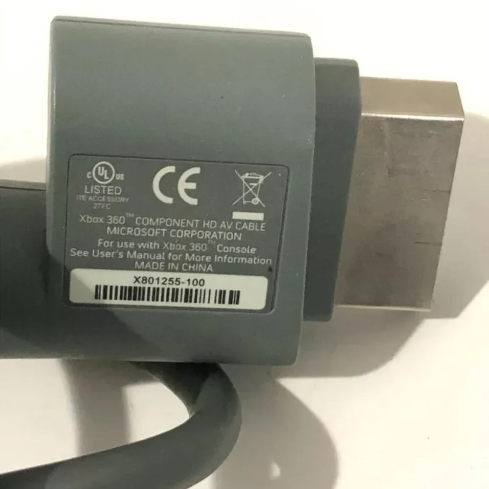 Microsoft Xbox 360 HD AV Cable Tv Component Composite Authentic Clean