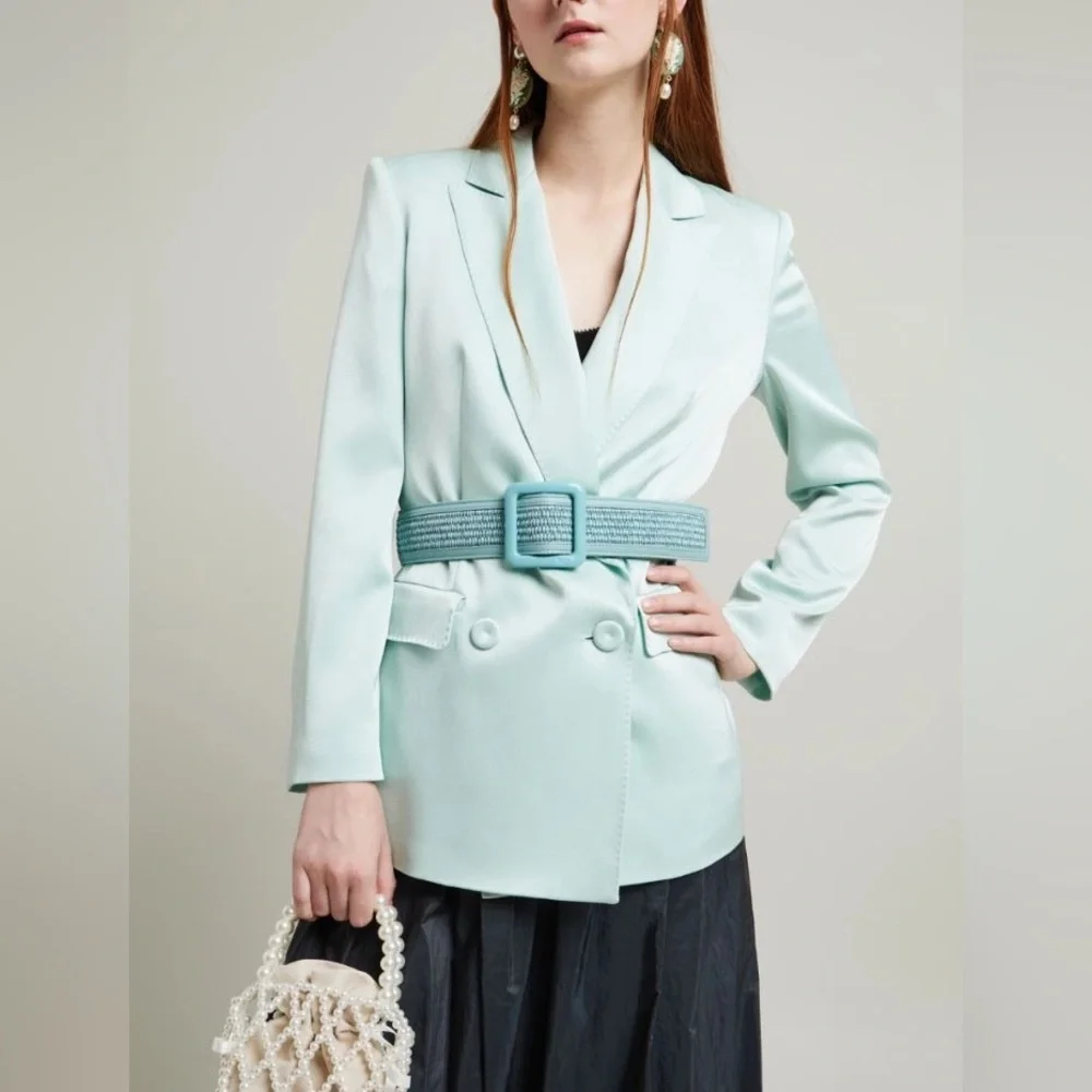 NWOT Weekend Max Mara Label-cut Raffia Effect Belt Size: S, M Spring/Summer