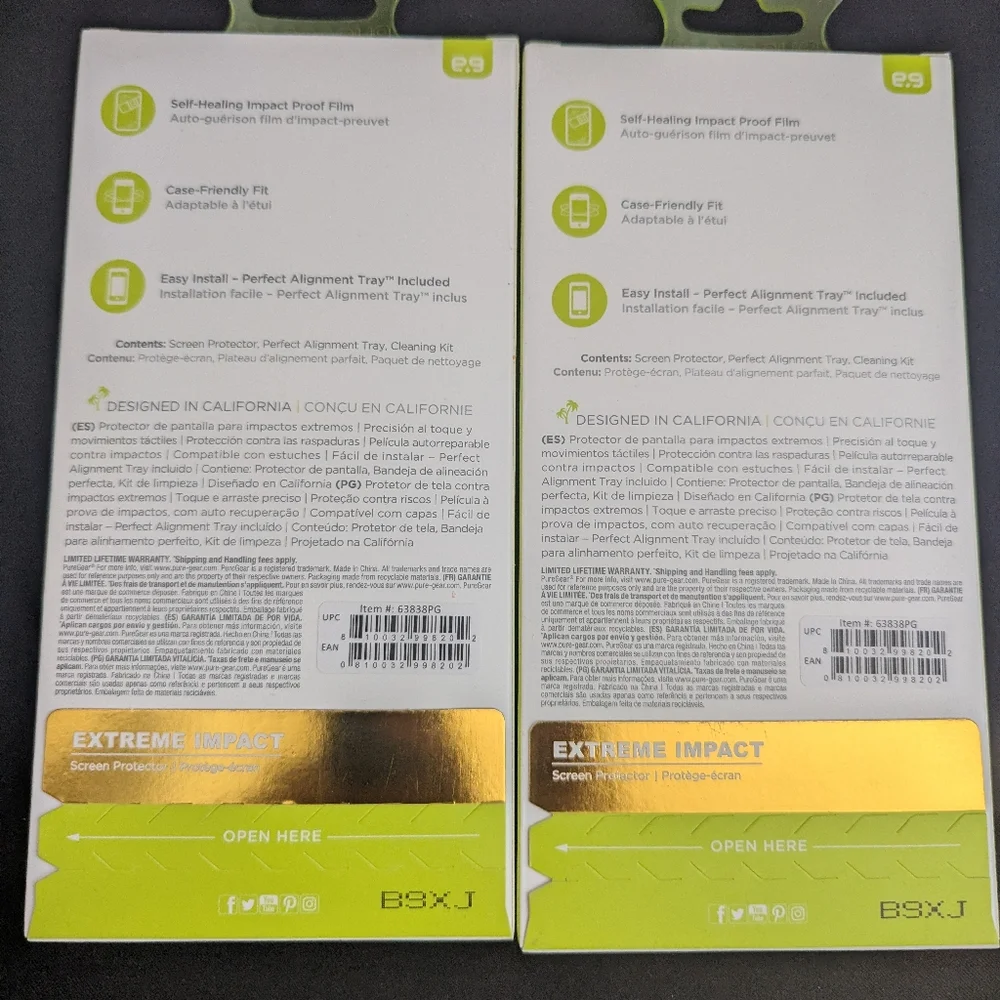 Puregear Screen Protectors (quantity 2)