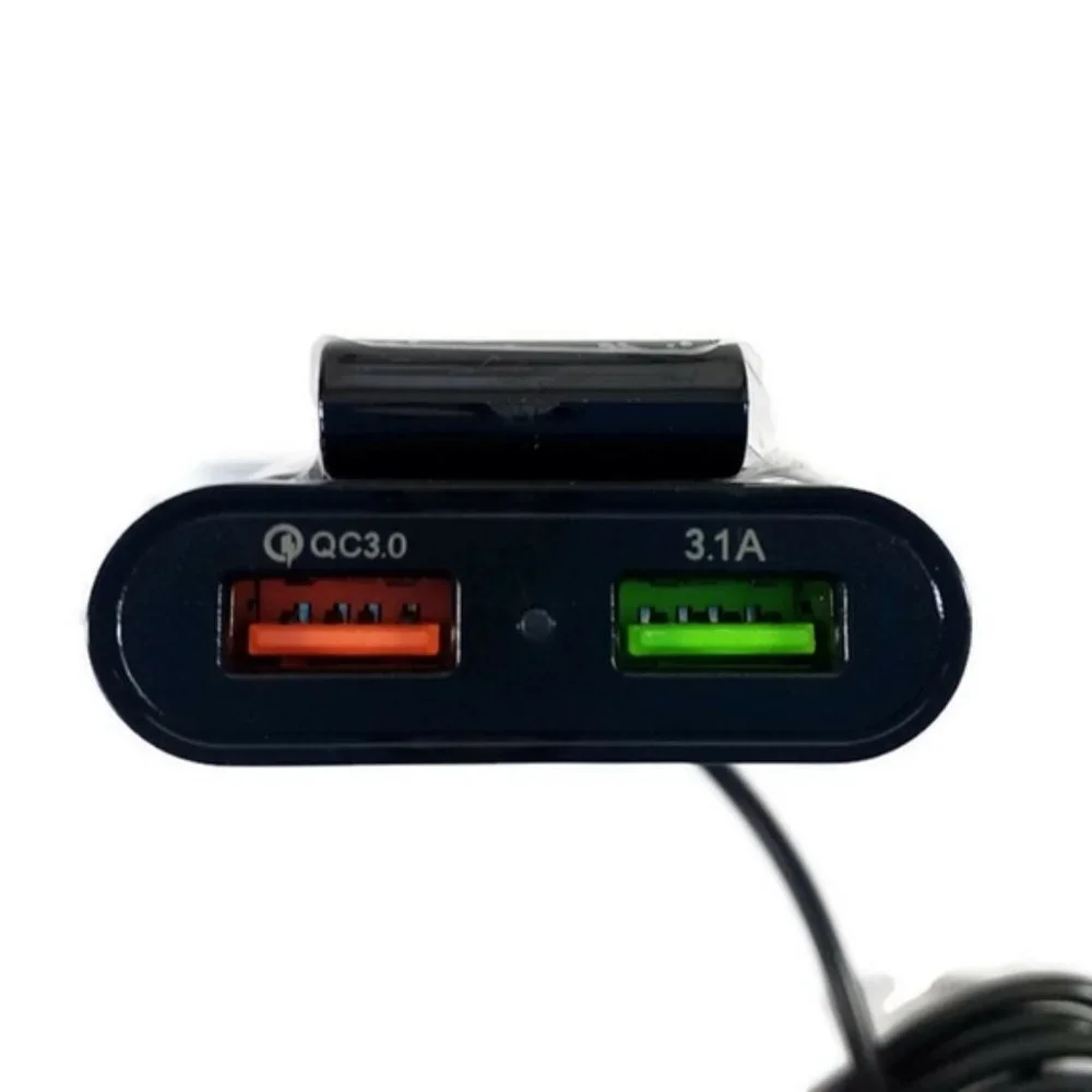 Saddlebred Qualcomm DC Quick Charge 3.0 Auto 4-Port Car Device Charger NIB