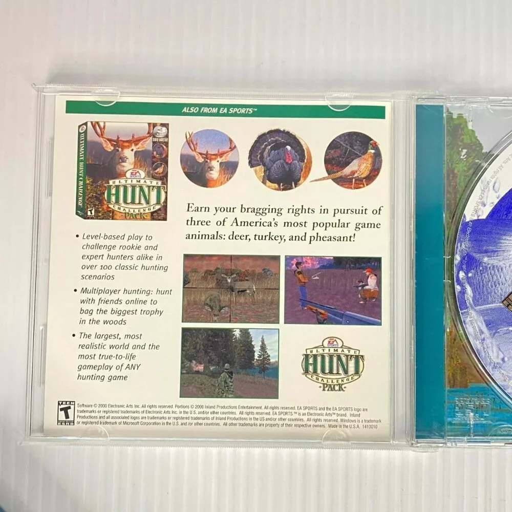 EA Sports Championship Bass VTG PC Game 2000 + Original Box