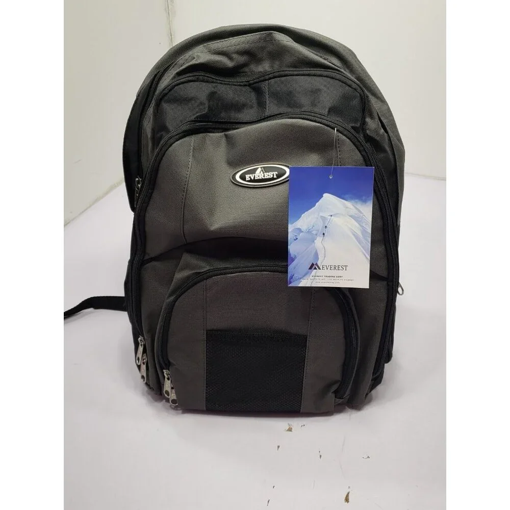 Everest Backpack With Front Mesh Pocket Comfortable Y Design Shoulder Straps