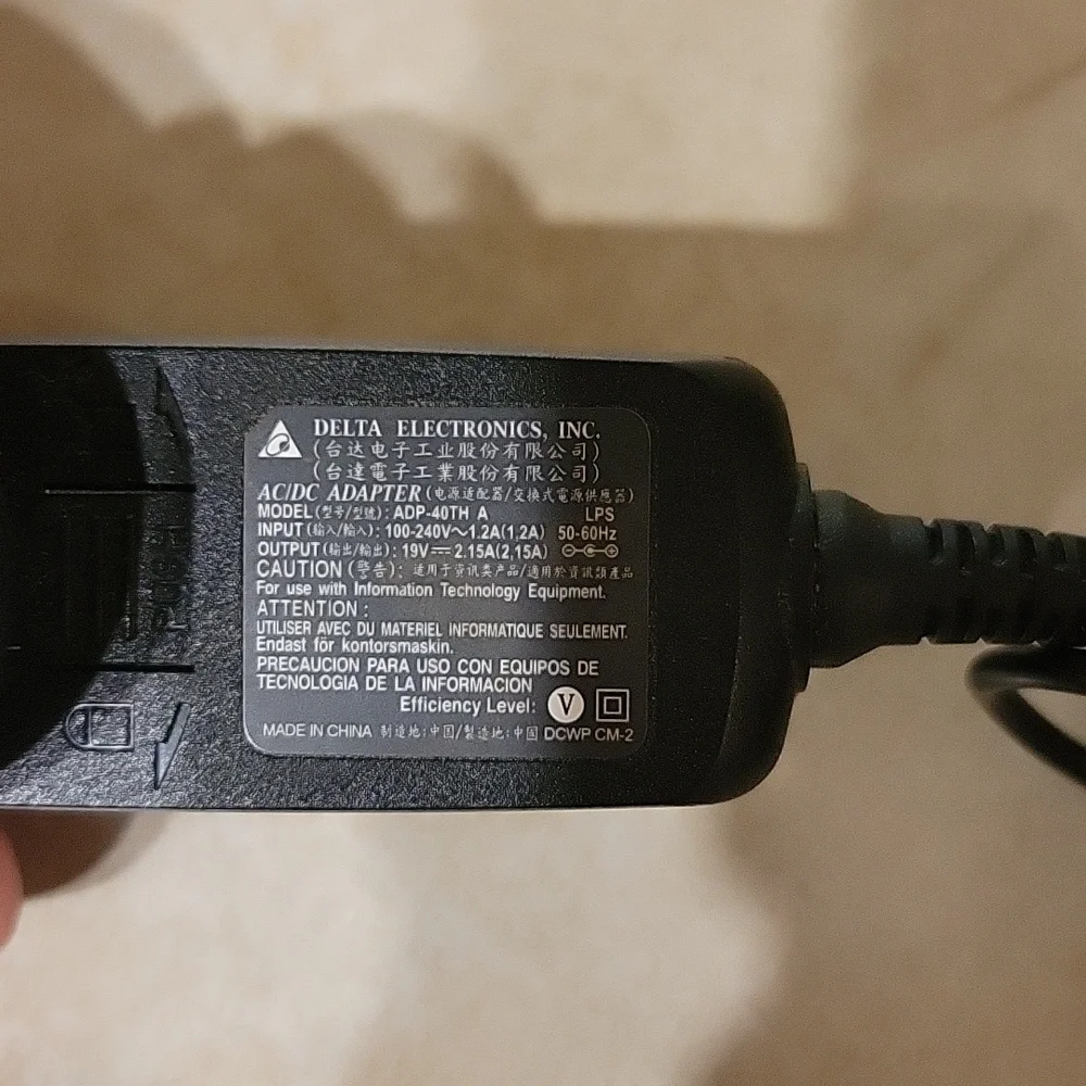 OEM Delta Electronics Acer Power Supply Adapter Cord